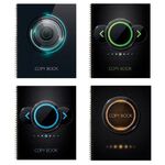 Тетрадь А5, 48 л., BRAUBERG, гребень, клетка, выборочный лак, ГЛОБАЛЬНАЯ СЕТЬ, 402819