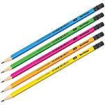 Карандаш ч/г Berlingo "Triangle flash" HB, трехгранный, c ластиком, заточен.