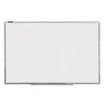 Доска магнитно-маркерная (80х100 см), алюминиевая рамка, ГАРАНТИЯ 10 ЛЕТ, РОССИЯ, BRAUBERG Стандарт, 236896