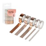 Набор клейких декоративных лент MESHU "Shiny pattern", 5шт