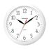 Часы настенные TROYKATIME (TROYKA) 11110113, круг, белые, белая рамка, 29х29х3,5 см