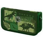 Пенал ПИФАГОР, 2 отделения, ламинированный картон, 19х11 см, "Dinoland", 271535