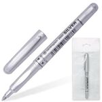 Маркер для декорирования СЕРЕБРЯНЫЙ CENTROPEN, круглый наконечник, 1,5-3 мм, 2690, 6 2690 0194