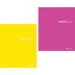 Тетрадь А5, 96 л., ПЗБМ, скоба, клетка, Soft Touch, выборочный лак, флуоресцент, "НеонТач" (2 вида), 027354