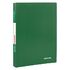 Папка 80 вкладышей BRAUBERG "Office", зеленая, 0,8 мм, 271333