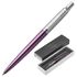 Ручка шариковая PARKER "Jotter Core Victoria Violet CT", корпус фиолетовый, детали хром, синяя, 1953190