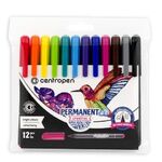 Маркеры для декорирования 12 ЦВЕТОВ CENTROPEN "Creative", круглый наконечник, 2 мм, 2896, 6 2896 1201