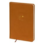 Ежедневник недатир. А5, 136л., кожзам, OfficeSpace "Surface", светло-коричневый