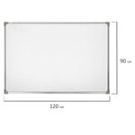 Доска магнитно-маркерная 90х120 см, металлическая рамка, STAFF ECO, 238138