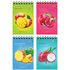 Блокнот А7 40л. на гребне ArtSpace "Colorful fruits"