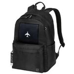 Рюкзак BRAUBERG FASHION CITY универсальный, карман-антивор, "Airplane", черный, 44х31х16 см, 271675