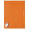 Скоросшиватель пластиковый BRAUBERG, А4, 130/180 мкм, оранжевый, 228673
