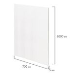 Пенокартон матовый, 70х100 см, толщина 5 мм, белый, КОМПЛЕКТ 5 листов, BRAUBERG, 112475