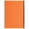 Тетрадь А4, 80 листов, BRAUBERG "Metropolis", спираль пластиковая, клетка, обложка пластик, ОРАНЖЕВЫЙ, 403395