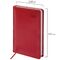 Ежедневник датированный 2024 А5 138x213 мм, BRAUBERG "Rainbow", под кожу, красный, 114870