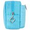 Пенал-косметичка ЮНЛАНДИЯ, 2 отделения, мягкий, "Зайка", голубой, 20х7х9 см, 228987