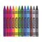 Восковые мелки ПИФАГОР "СОЛНЫШКО", НАБОР 12 цветов, 227279