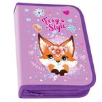 Пенал ПИФАГОР, 1 отделение, полиэстер, 19х13 см, "Happy Time", 271510