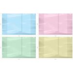 Набор обложек (5шт.) 225*355 для дневников в тв. пер./учеб. млад. классов, ArtSpace, цветная с закл. ассорти, ПЭ 200мкм, ШК