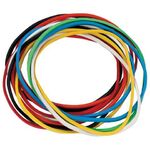 Резинки банковские универсальные диаметром 60 мм, BRAUBERG 50 г, цветные, натуральный каучук, 440035