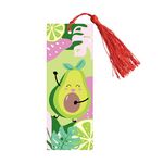 Закладка для книг 3D с линейкой, 150*55мм, ArtSpace "Avocado", декоративный шнурок