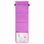 Кармашки-органайзер в шкафчик для детского сада ЮНЛАНДИЯ, 5 карманов, 21х68 см, "Elephant", 271430