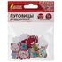 Пуговицы декоративные "Мишки", дерево, 30х20 мм, 16 шт., ассорти, ОСТРОВ СОКРОВИЩ, 661417