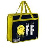 Папка на молнии с ручками BRAUBERG А4, 1 отделение, пластик, 80 мм, "OFF", 271465