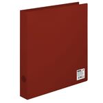 Папка на 2 кольцах OfficeSpace А4, 40мм, 500мкм, пластик, красная