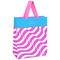 Пакет подарочный 18*23*10см MESHU "Fuchsia color Illusion", отд. фольгой, матовая ламинация