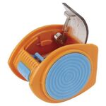 Точилка BRAUBERG "Flash", с контейнером, пластиковая, корпус ассорти, 228472