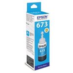 Чернила EPSON 673 (T6732) для СНПЧ Epson L800/L805/L810/L850/L1800, голубые, ОРИГИНАЛЬНЫЕ, C13T67324A/298