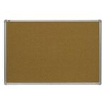 Доска пробковая для объявлений 90x120 см, алюминиевая рамка, 2х3 OFFICE, (Польша), TCA129
