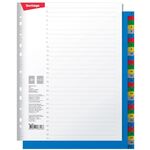 Разделитель листов Berlingo А4+, 31 лист, цифровой 1-31, цветной, пластиковый