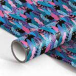 Упаковочная бумага глянц. 70*100см, MESHU "Black Cats", 90г/м2