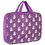 Папка с ручками А4 ArtSpace "Единороги", полиэстер, на молнии, 70мм