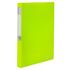 Папка 40 вкладышей BRAUBERG "Neon", 25 мм, неоновая, зеленая, 700 мкм, 227452