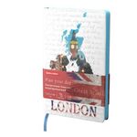 Ежедневник недатированный B6 (127х186 мм), BRAUBERG VISTA, под кожу, гибкий, 136 л., "Great Britain", 112108