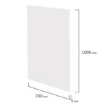 Пенокартон матовый, 70х100 см, толщина 10 мм, белый, КОМПЛЕКТ 5 листов, BRAUBERG, 112476