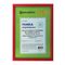 Рамка 21х30 см, пластик, багет 12 мм, BRAUBERG "HIT2", бордовая, стекло, 390944