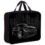 Папка на молнии с ручками BRAUBERG А4, 1 отделение, полиэстер, 80 мм, "City car", 271486