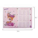 Настольное покрытие ЮНЛАНДИЯ, А3+, пластик, 46x33 см, "Fawn", 270395