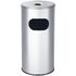 Урна металлическая с пепельницей OfficeClean Professional, 30л, хром
