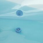 Папка-конверт с кнопкой STAFF, А4, до 100 листов, прозрачная, синяя, 0,15 мм, 270470