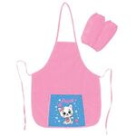 Фартук с нарукавниками для уроков труда ПИФАГОР, 1 карман, 44x55 см, "Yummy Cupcake", 271646
