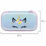 Пенал BRAUBERG SHINY, 1 отделение, 1 откидная планка, EVA, 22х13х4 см, "Unicorn", 271555