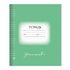 Тетрадь 24 л. BRAUBERG ЭКО "5-КА", линия, обложка плотная мелованная бумага, ЗЕЛЕНАЯ, 403004