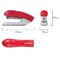 Степлер №24/6, 26/6 BRAUBERG "Original", до 25 листов, красный, 227770