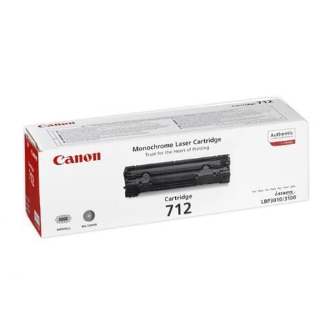 Картридж лазерный CANON (712) LBP-3010/3100 и другие, оригинальный, ресурс 1500 стр., 1870B002