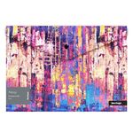 Папка-конверт на кнопке Berlingo "Frenzy" А4, 180мкм, с рисунком, глиттер-эффект